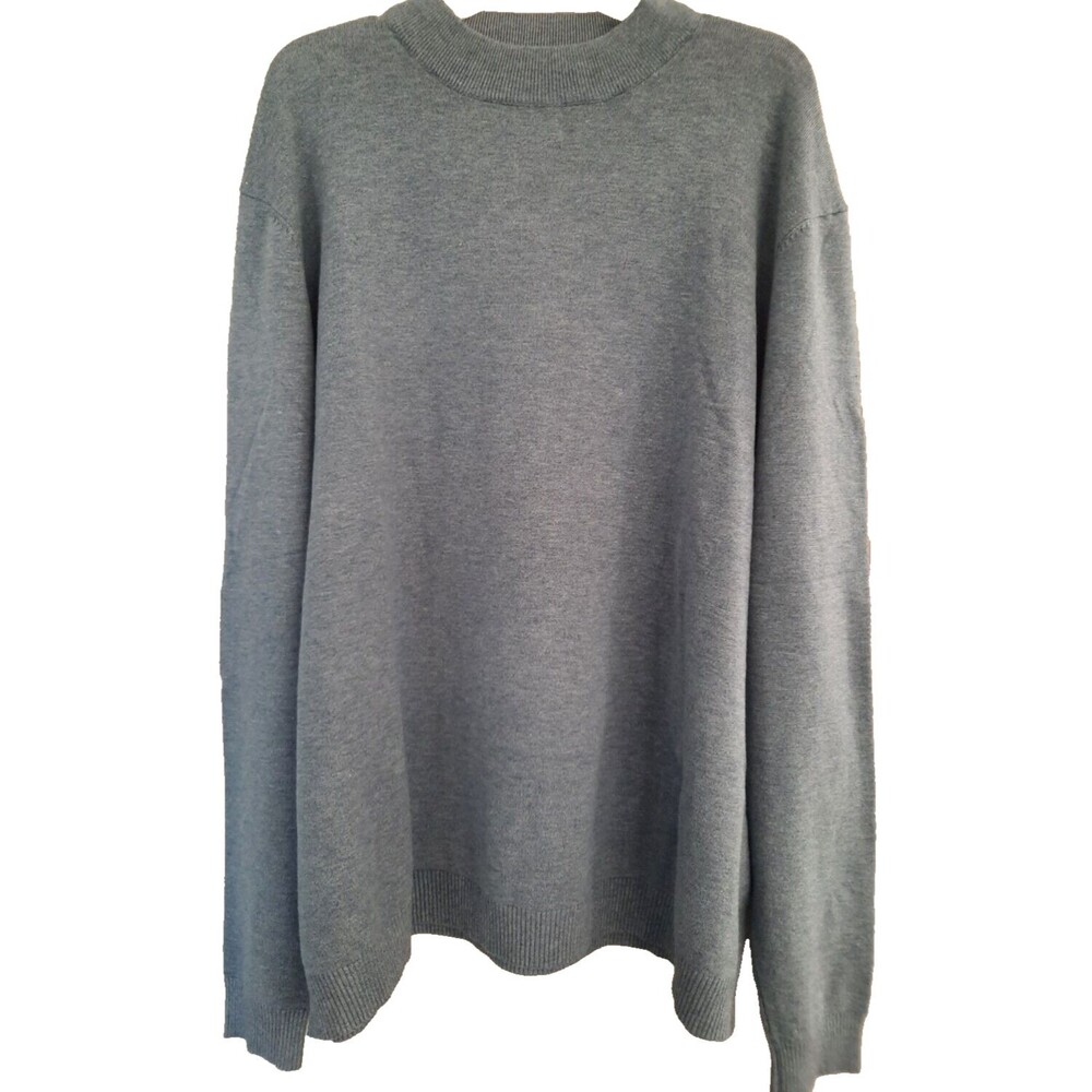 Xray Jeans Sweater Mock Neck Blue Mens Sz 6XL NWOT Soft Quality